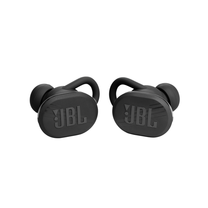 JBL Endurance Race TWS - Black - Waterproof true wireless active sport earbuds - Front image number null